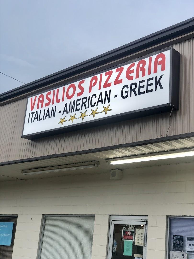 Vasilios Pizzeria Menu
