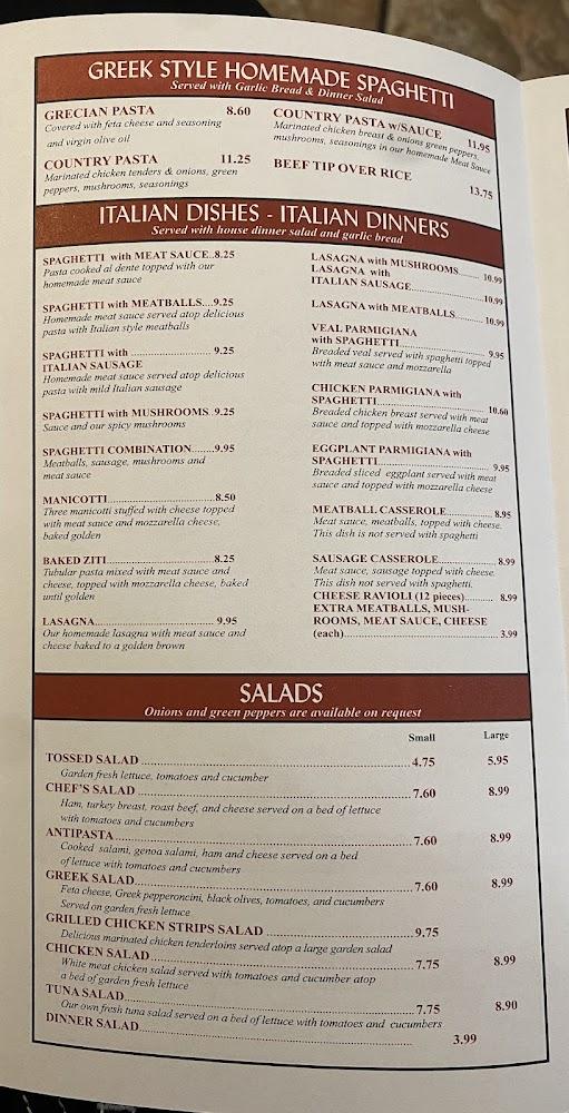 Vasilios Pizzeria Menu image 1